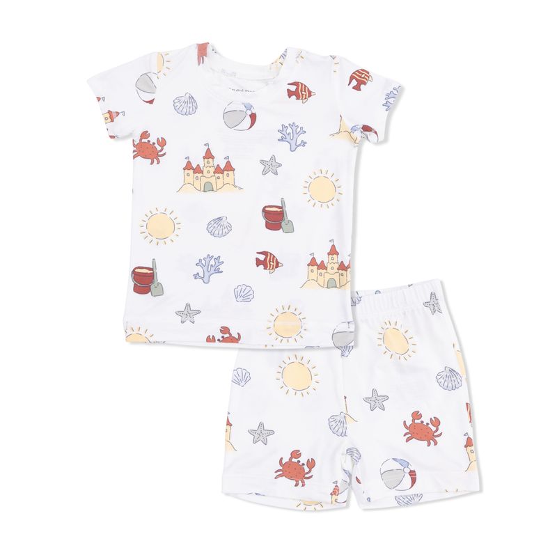 Angel Dear Sunny Sandcastles - Loungewear Short Set
