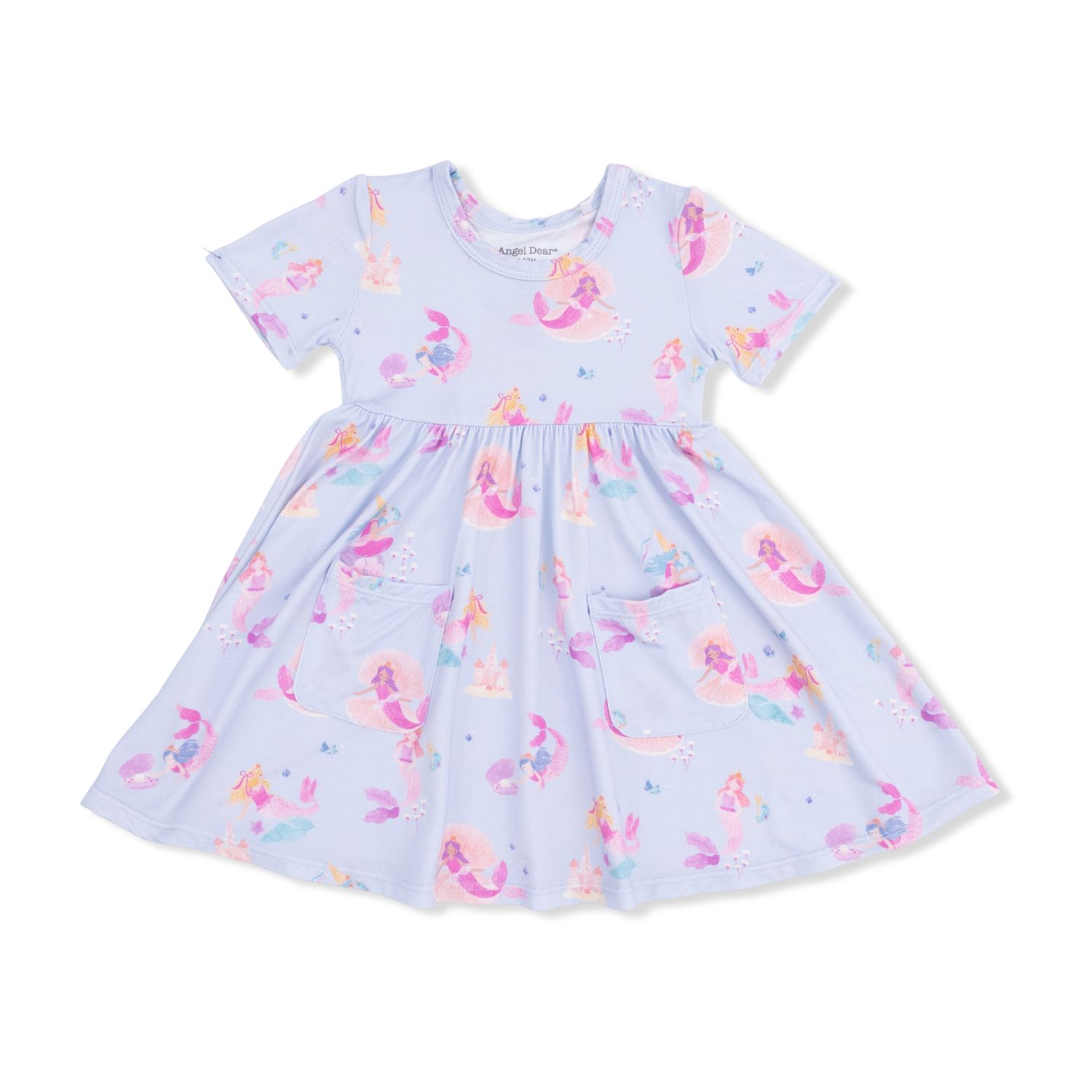 Angel Dear Mermaid Princesses - Twirly Short Sleeve Dress