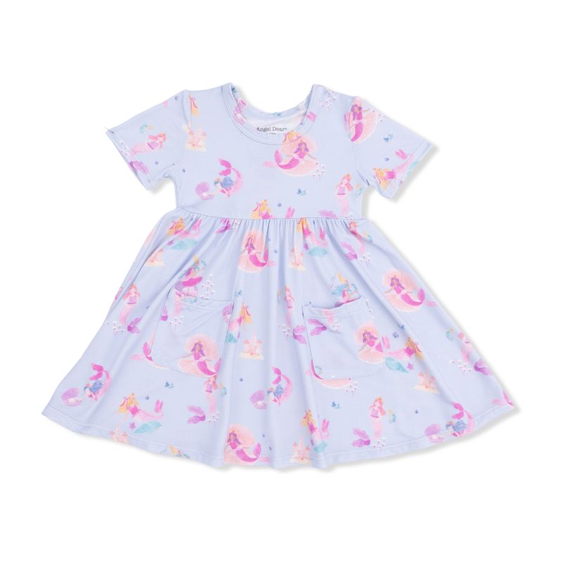 Angel Dear Mermaid Princesses - Twirly Short Sleeve Dress