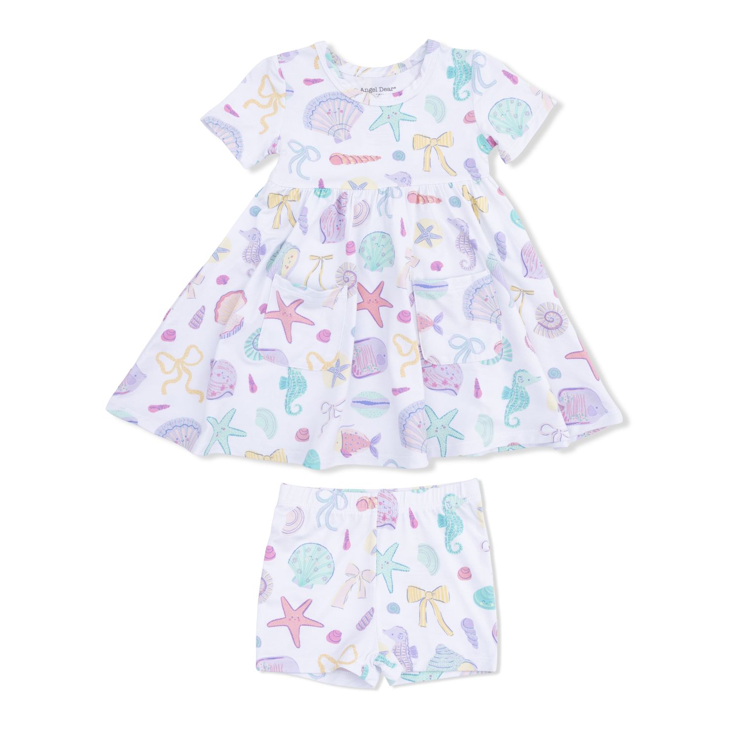 Angel Dear Beach Days - Twirly Dress with Cartwheel Short