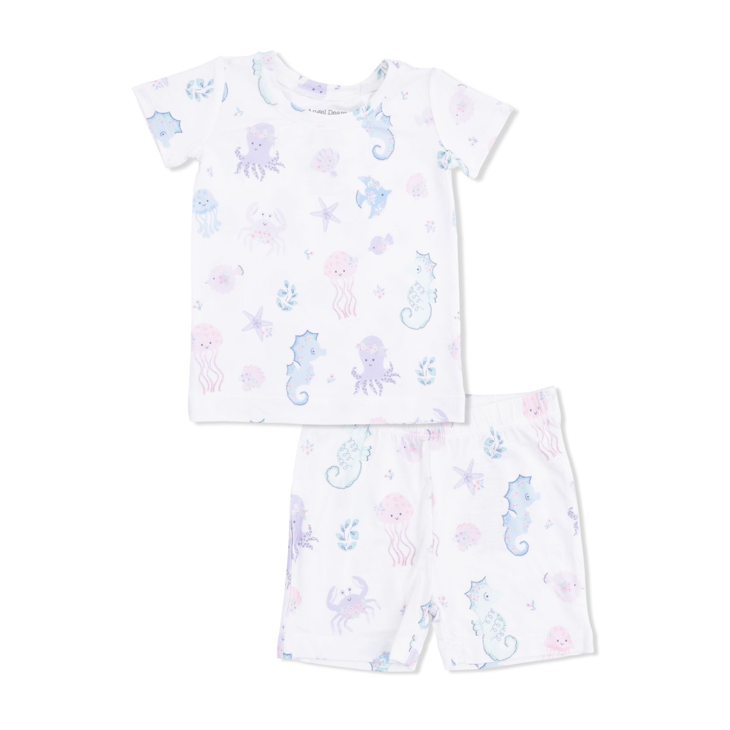 Angel Dear Floral Sea Creatures - Loungewear Short Set