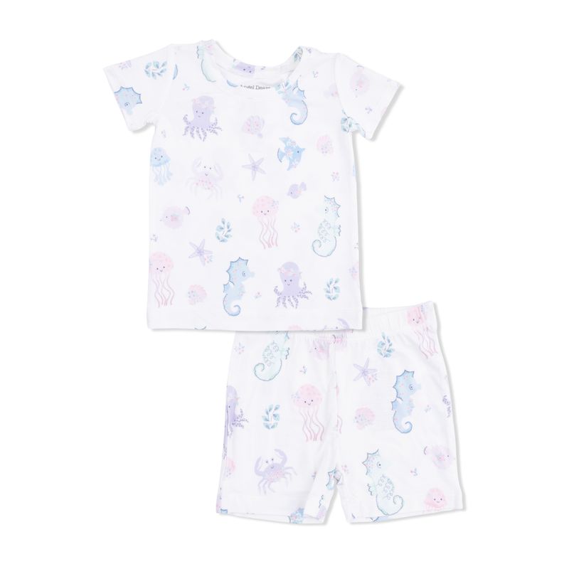 Angel Dear Floral Sea Creatures - Loungewear Short Set