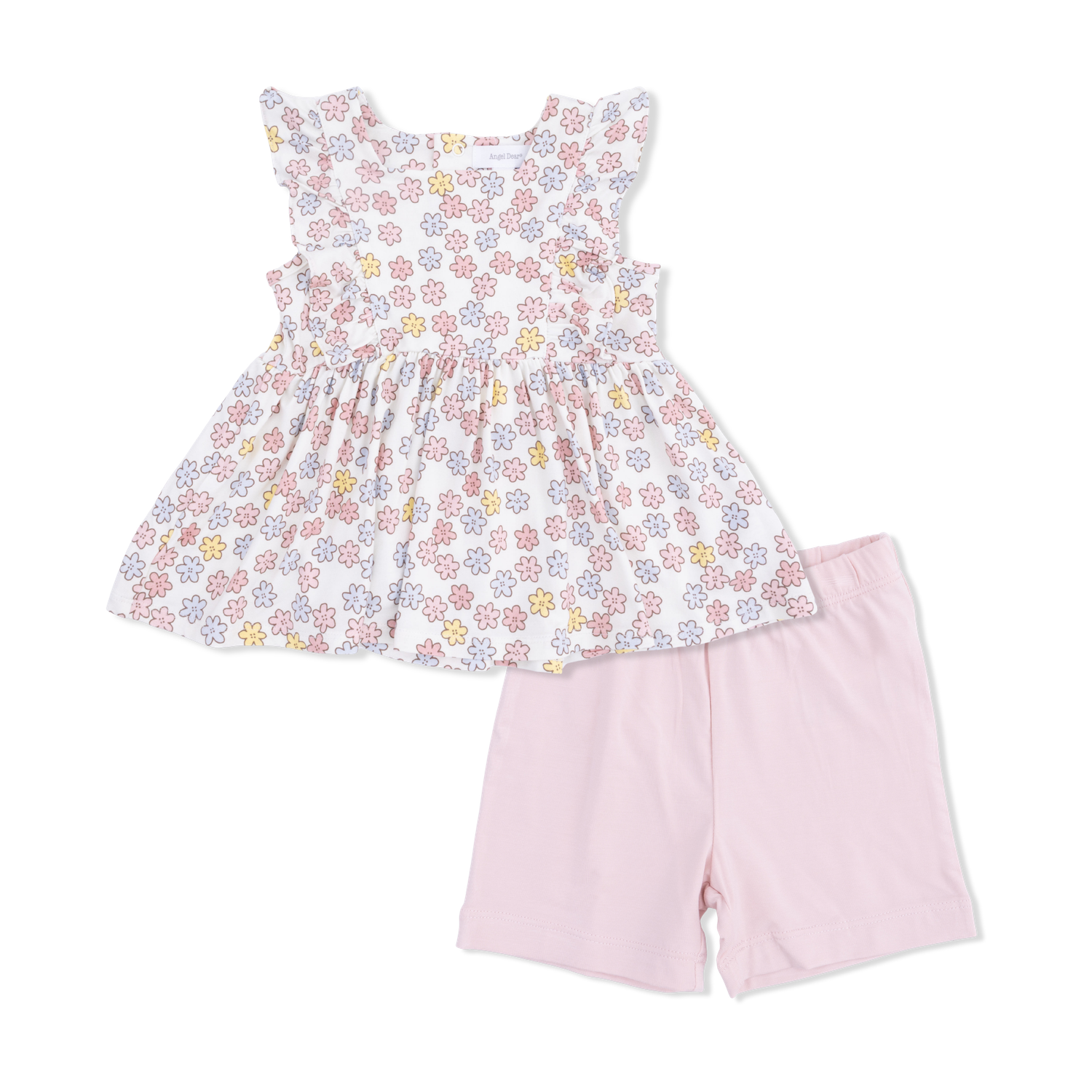 Angel Dear Sarah Floral - Ruffle Tank and Bike Short