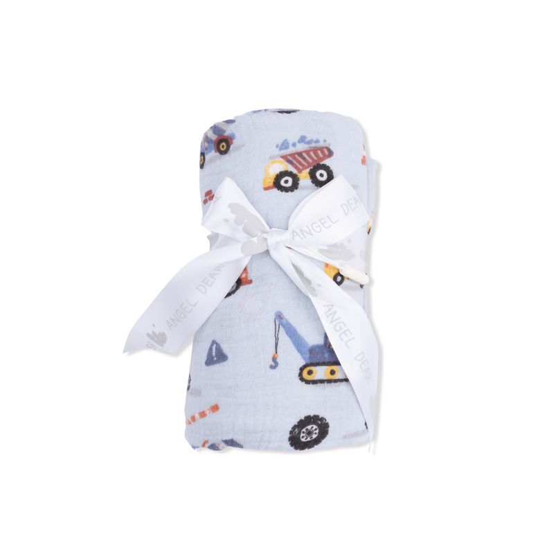 Angel Dear Crayon Construction - Swaddle Blanket