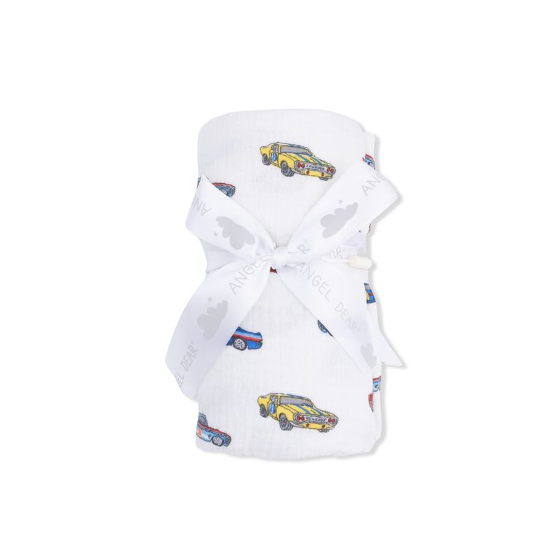 Angel Dear Race Cars - Swaddle Blanket