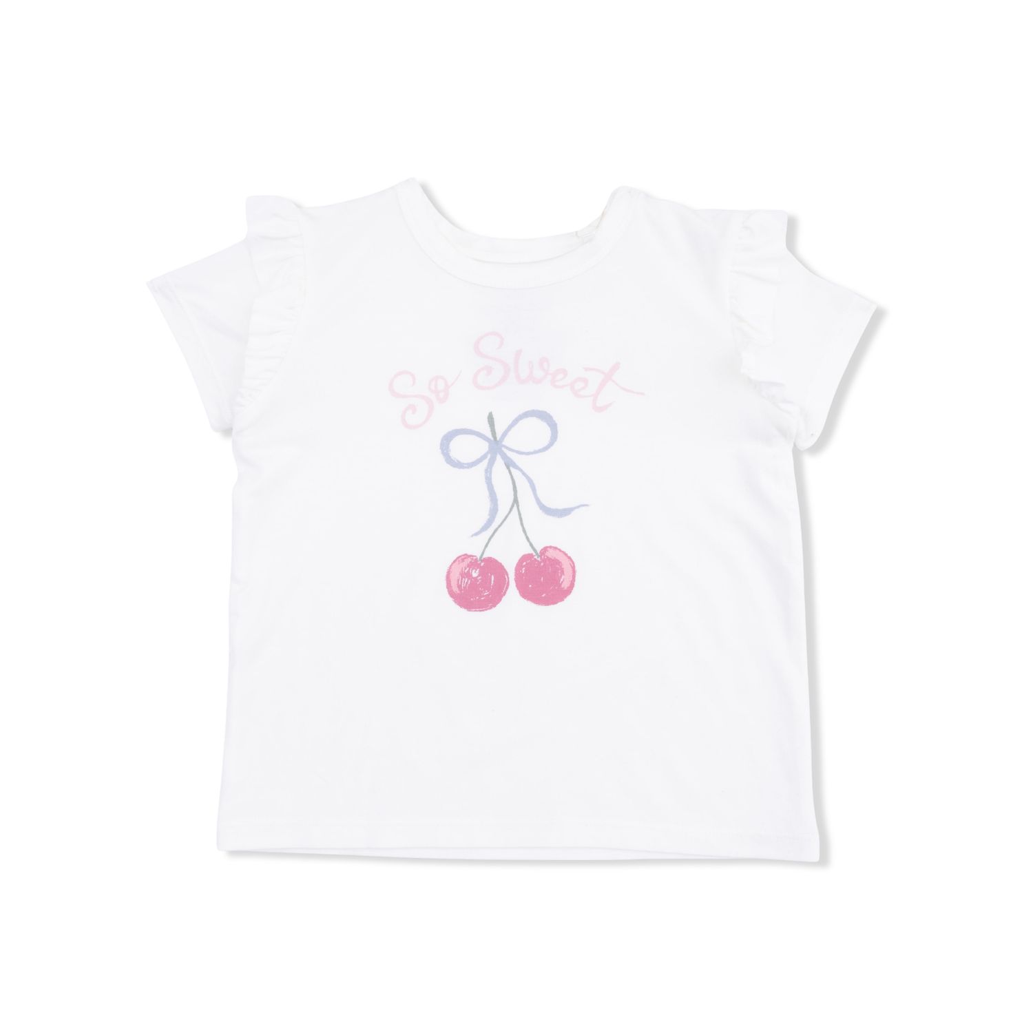 Angel Dear Sweet Bow Cherries - Ruffle Tee