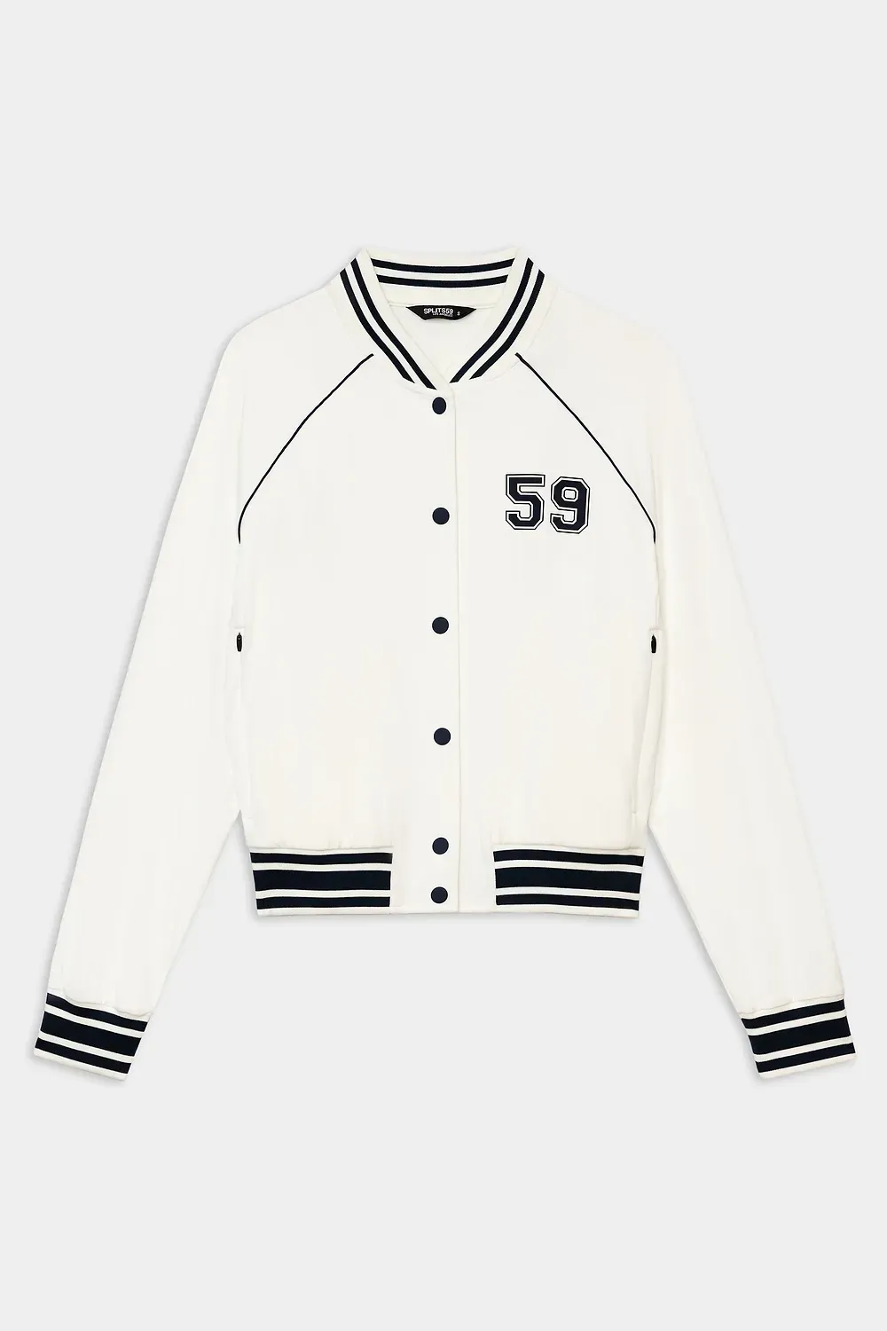 SPLITS 59 HAYES VARSITY RIGOR JACKET WHITE