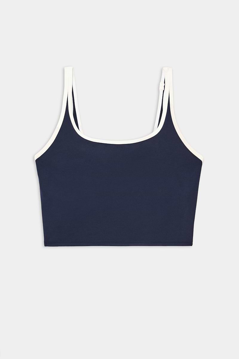 SPLITS 59 CAIT RIGOR BRALETTE INDIGO/WHITE
