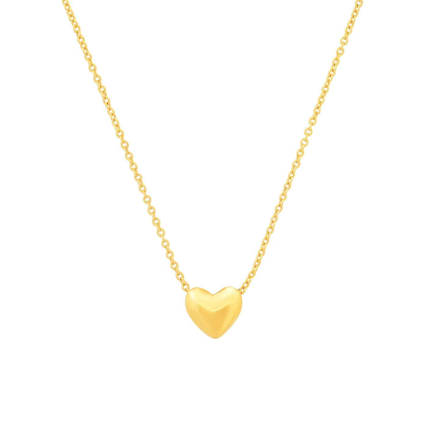 Tai Gold vermeil small heart slide necklace*
