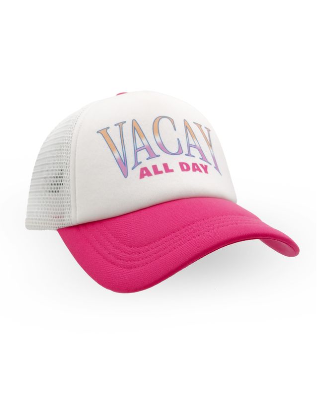 Feather 4 Arrow VAC Trucker Hat PINK SUNSET