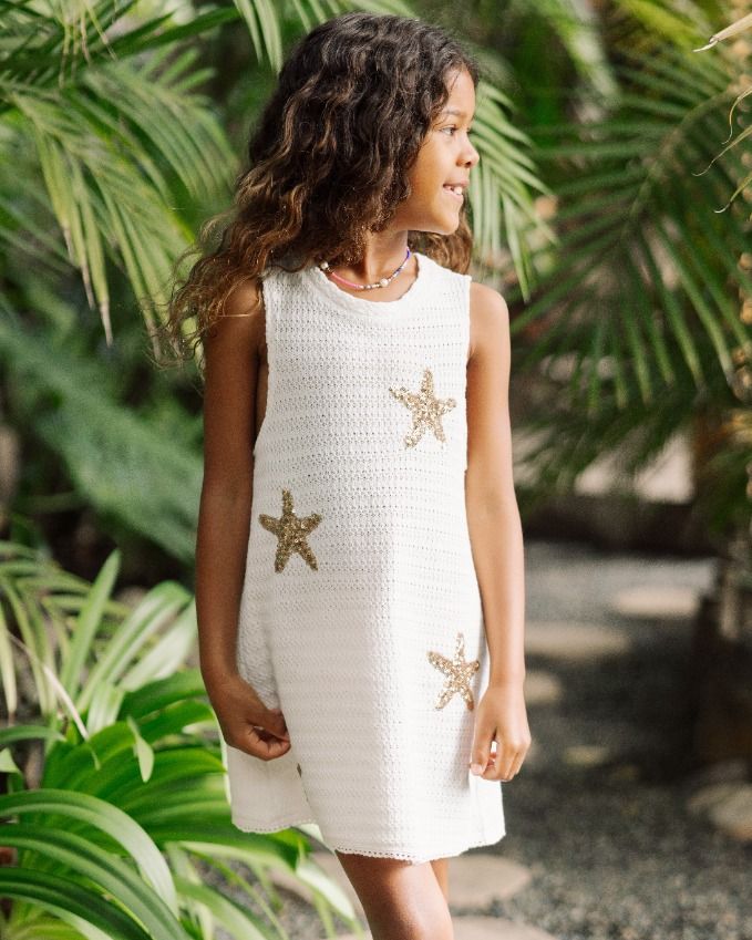 Feather 4 Arrow Island Escape Dress WHITE