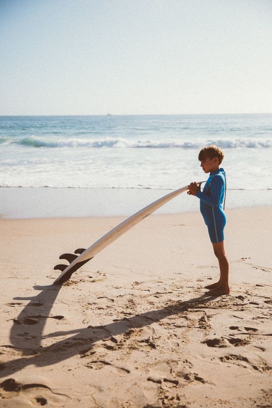 Feather 4 Arrow Beach Break Wetsuit MARINA BLUE