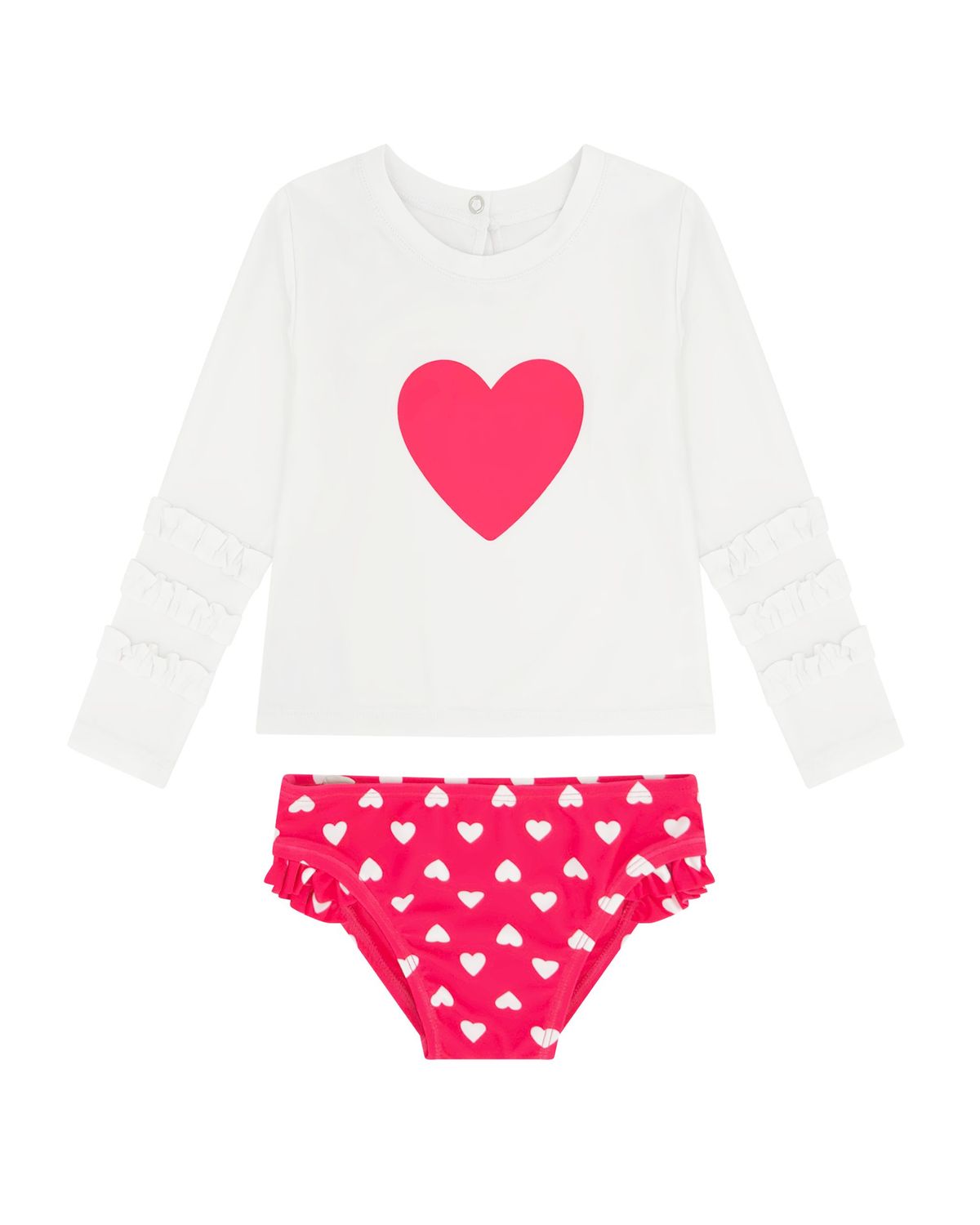 Feather 4 Arrow Beach Babe Rashguard Swim Set LOLLIPOP