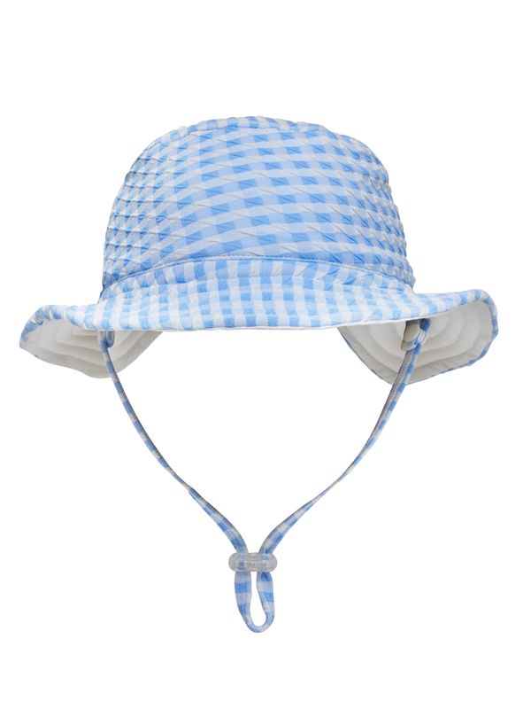 SNAPPER ROCK SEASIDE GINGHAM REVERSIBLE BUCKET HAT