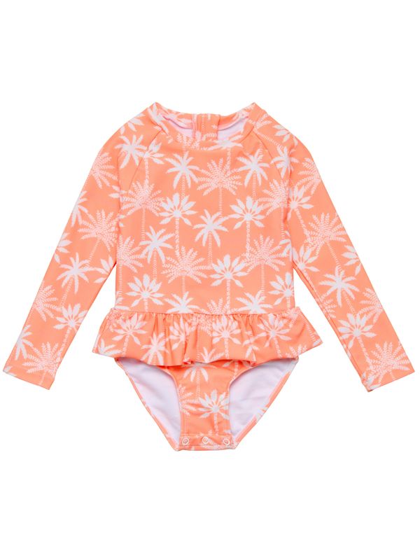 SNAPPER ROCK CALI PALMS RECYCLED SKIRT SURF SUIT