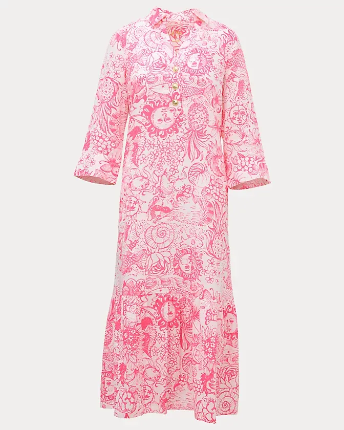 Lilly Pulitzer Alora Dress Cherry Blossom Pink Fleur De Lilly