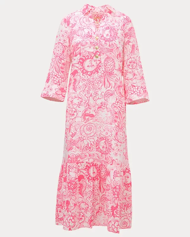 Lilly Pulitzer Alora Dress Cherry Blossom Pink Fleur De Lilly