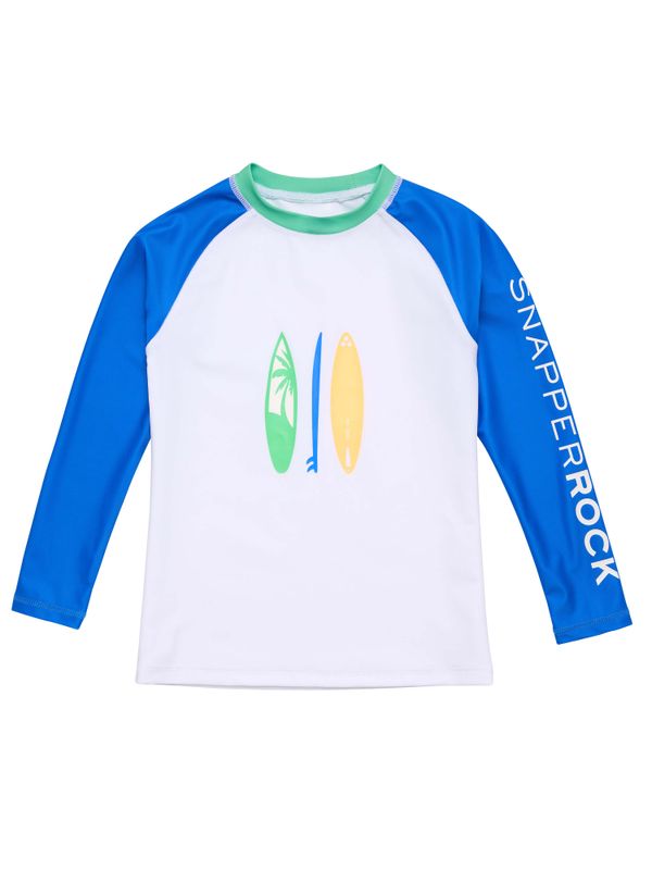 SNAPPER ROCK BREAKWATER BEACH LS RASH TOP MULTI