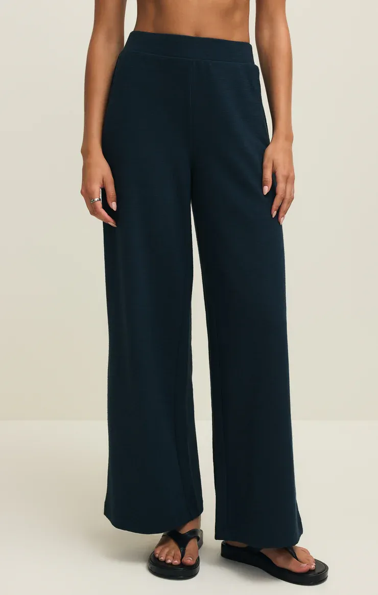 Z SUPPLY  ANDRE WIDE LEG PANT ECLIPSE