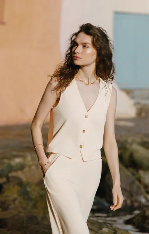 Z SUPPLY  NOELLE TEXTURED TANK TOP WHISPER WHITE