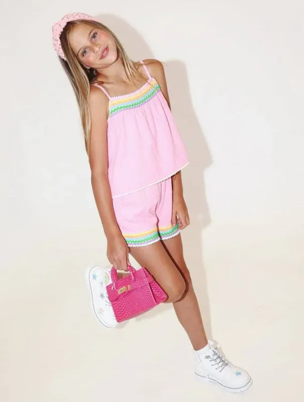 Lola &amp; the Boys Pink-Rainbow-Summer-Set