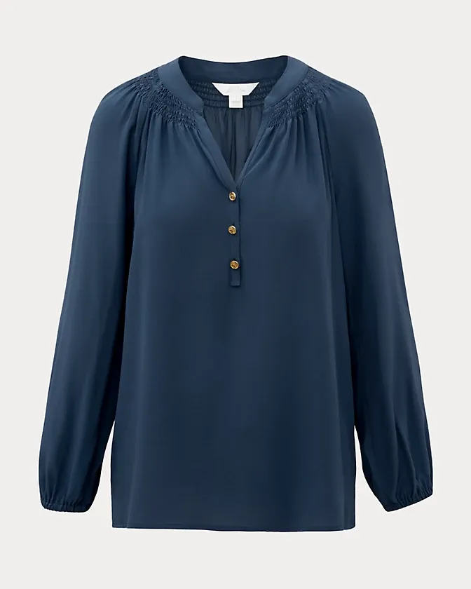 Lilly Pulitzer Elsa Top Low Tide Navy