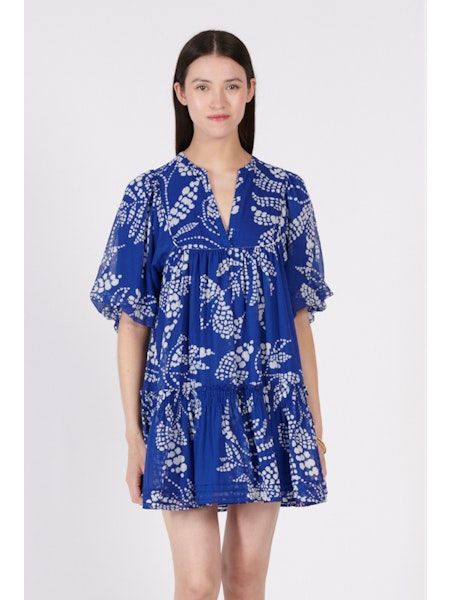 POUPETTE ST BARTH MINI DRESS CRUZ CT SARI GZ BLUE AUSTRAL