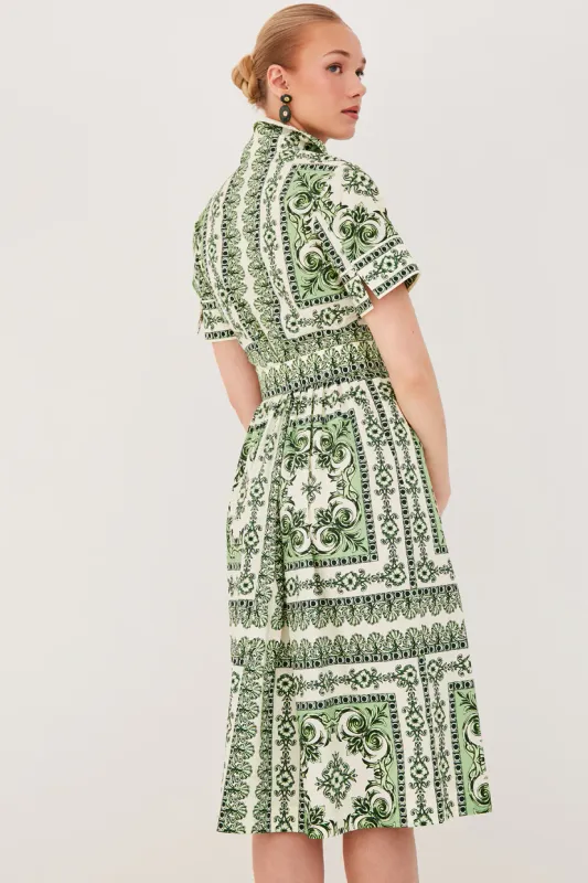 Cara Cara Malena Dress Hudson Scarf Mint