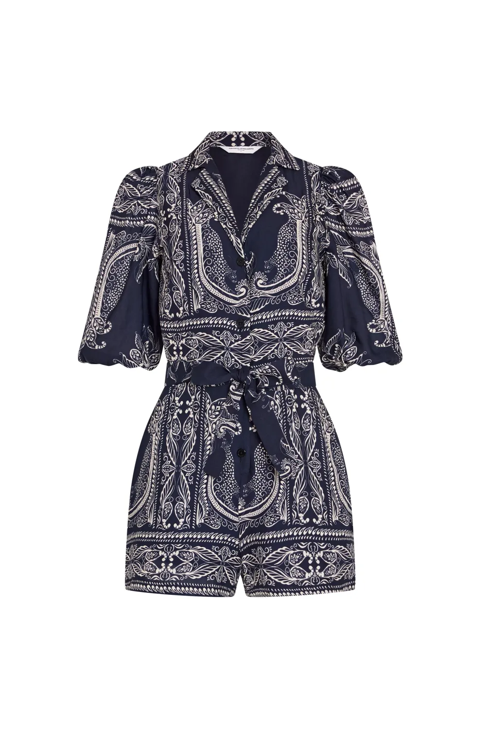 Amanda Uprichard Lucia Romper Navy
