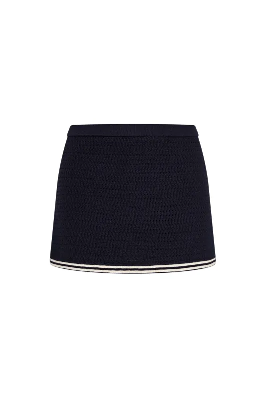 Amanda Uprichard Monique Skort Navy/ Ivory
