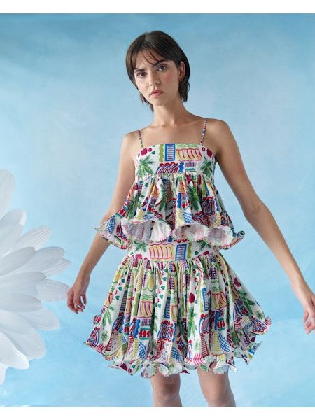 Celia B Cramberry Skirt