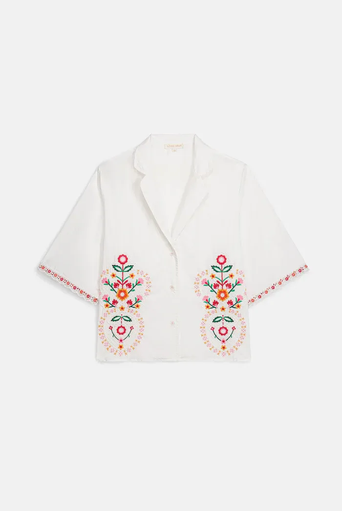 LOUISE MISHA SHIRT EMILIUS OFF WHITE