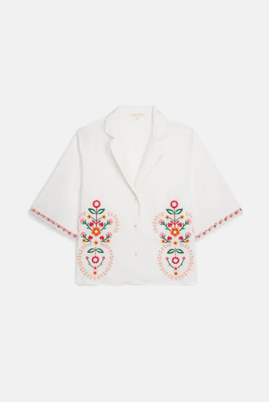 LOUISE MISHA SHIRT EMILIUS OFF WHITE