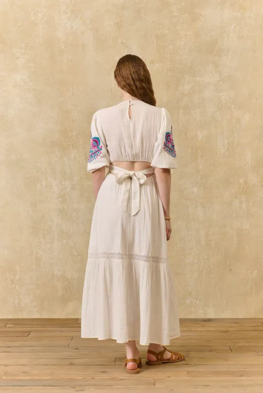 LOUISE MISHA DRESS AURELIA OFF WHITE