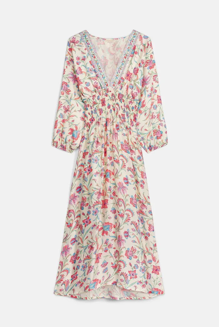 LOUISE MISHA DRESS SOFIA CREAM FLORAL HAVEN