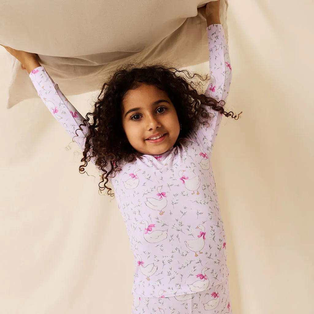 Posh Peanut Goose Blossoms - Classic Pajama Set