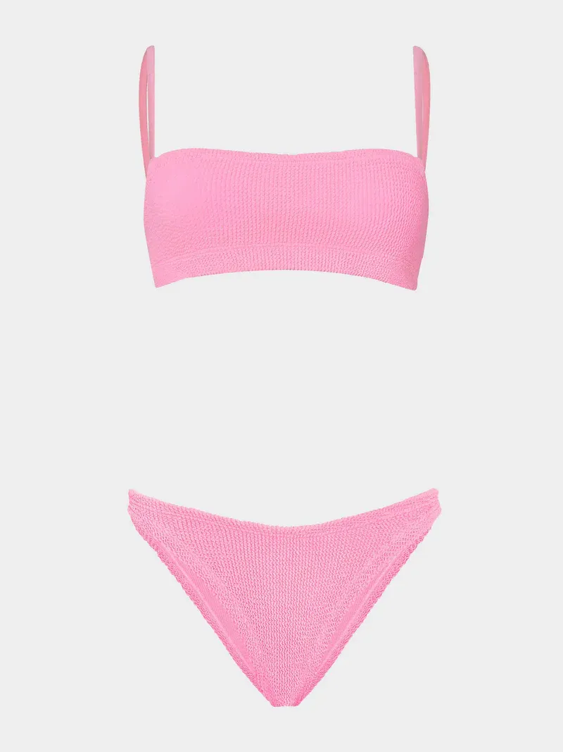 HUNZA G GIGI UNDERBAND BIKINI  BUBBLEGUM