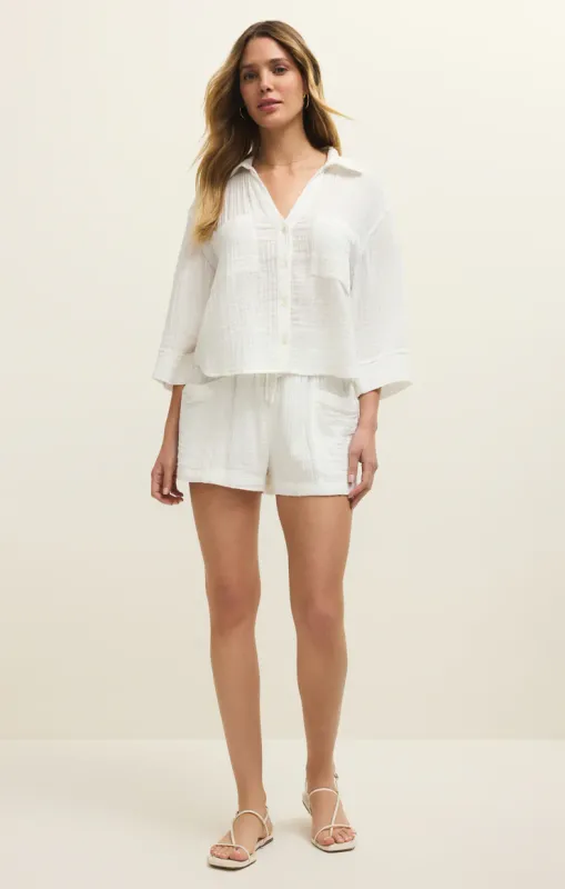 Z Supply Helena Shirt White