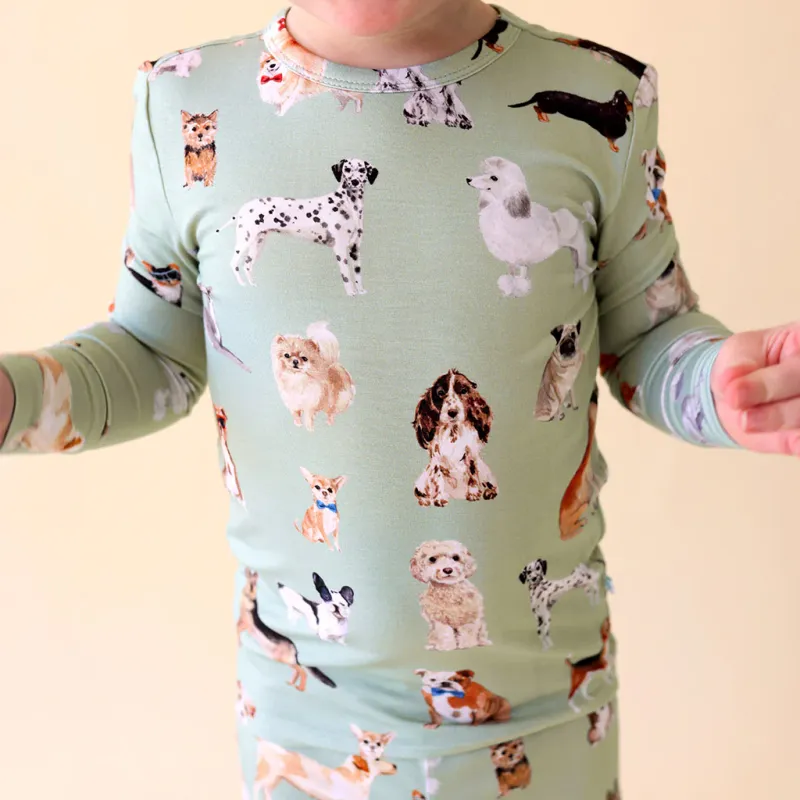 Posh Peanut Posh Puppies - Classic Pajama Set