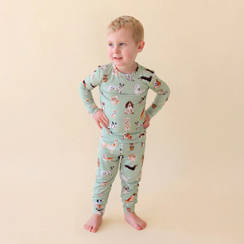 Posh Peanut Posh Puppies - Classic Pajama Set