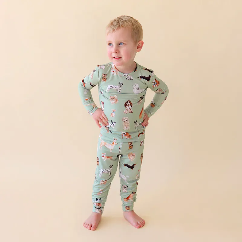 Posh Peanut Posh Puppies - Classic Pajama Set