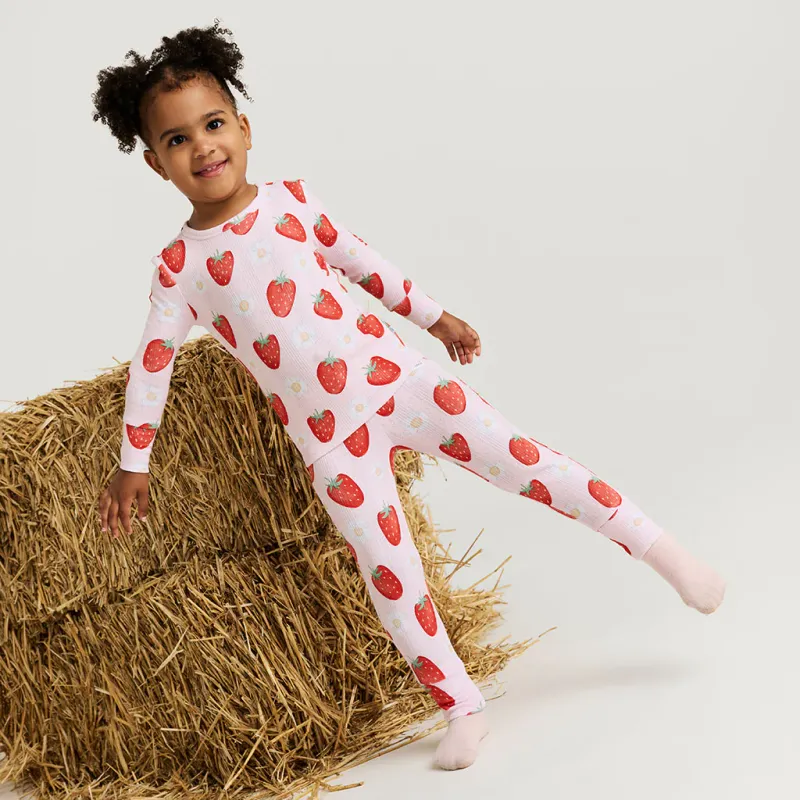 Posh Peanut Penny - Pointelle Long Sleeve Basic Pajama