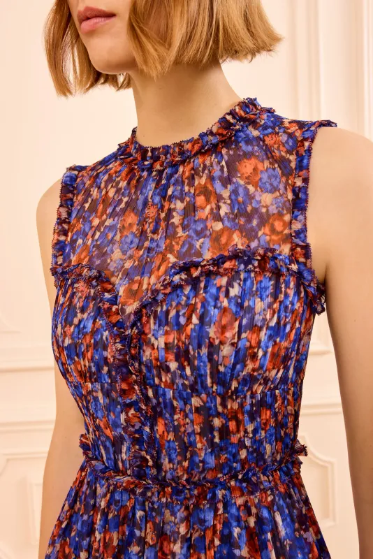 Ulla Johnson Kasia SL Silk Dress VIOLET