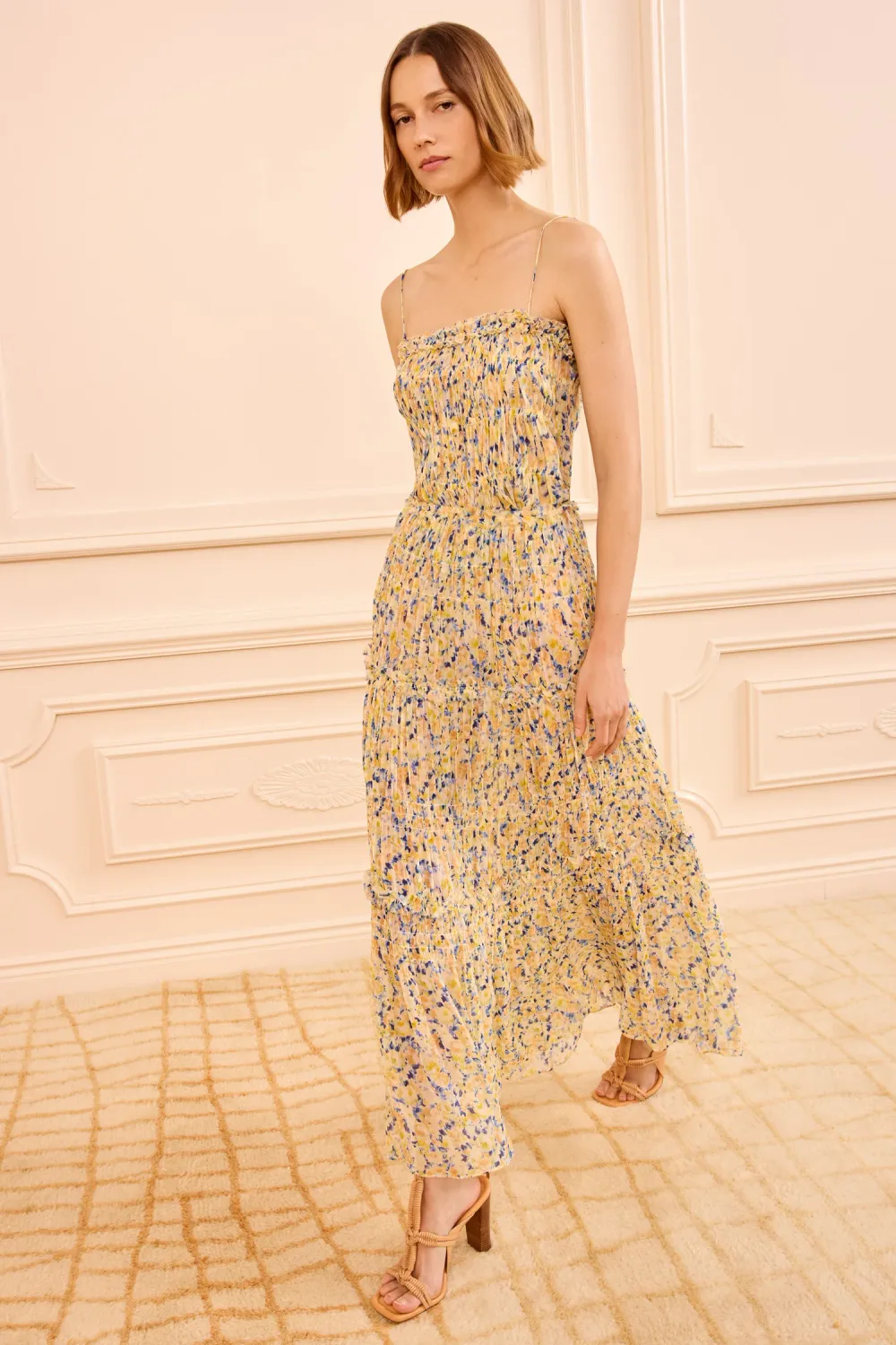 Ulla Johnson Virginie Silk Skirt DAFFODIL