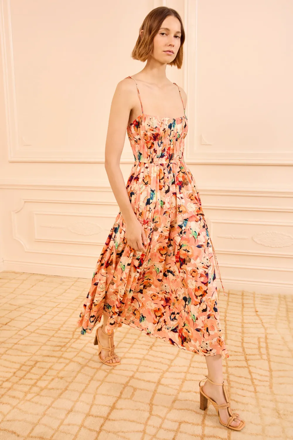 Ulla Johnson Vidri Cotton Cami Dress CAMELLIA