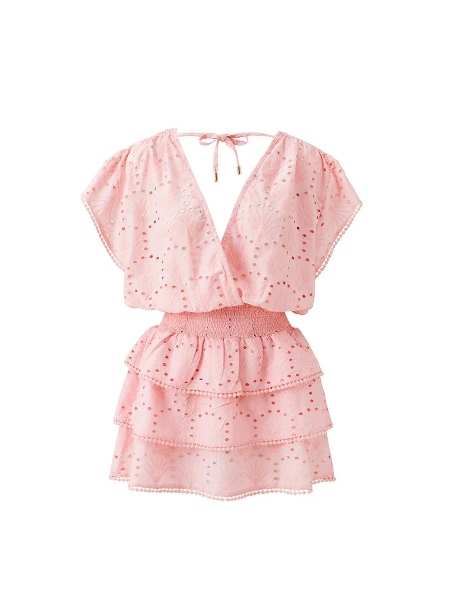 MELISSA ODABASH JESS SS PEACH