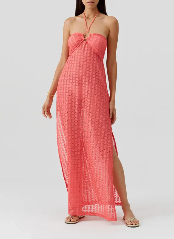 MELISSA ODABASH HARRIET SS APRICOT