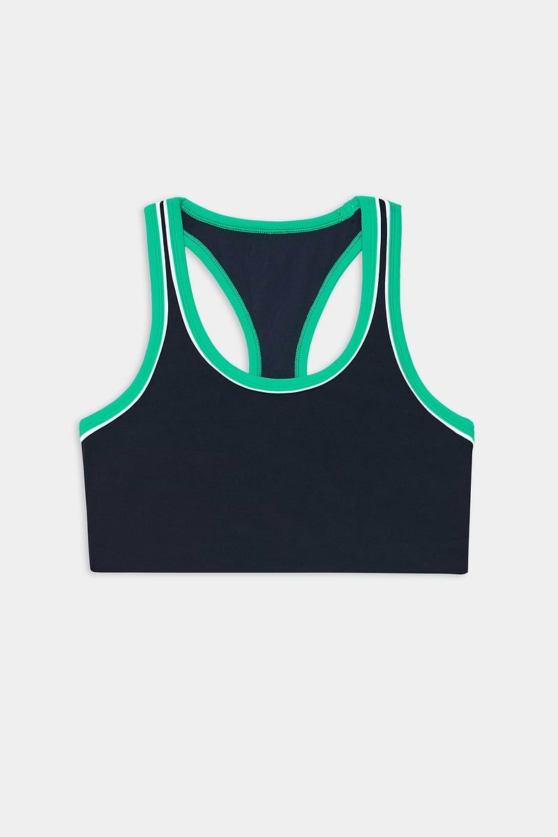 SPLITS 59ROBBIE AIRWEIGHT BRA INDIGO/SPEARMINT