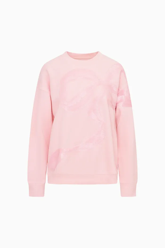 LOVE SHACK FANCY PALO PULLOVER WISTFUL PINK