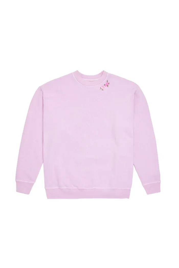 LOVE SHACK FANCY PALO PULLOVER LAVENDER MIST